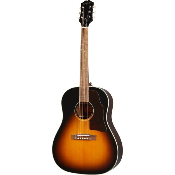 Epiphone J45 All Solid Wood Fishman Sonitone, Acoustic Electric Guitar, Aged Vintage Sunburst Gloss