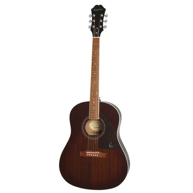 Epiphone J45 Studio Solid Top Acoustic Guitar, Mahogany Burst