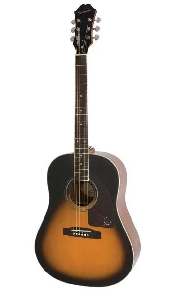 Epiphone J45 Studio Solid Top Acoustic Guitar, Vintage Sunburst