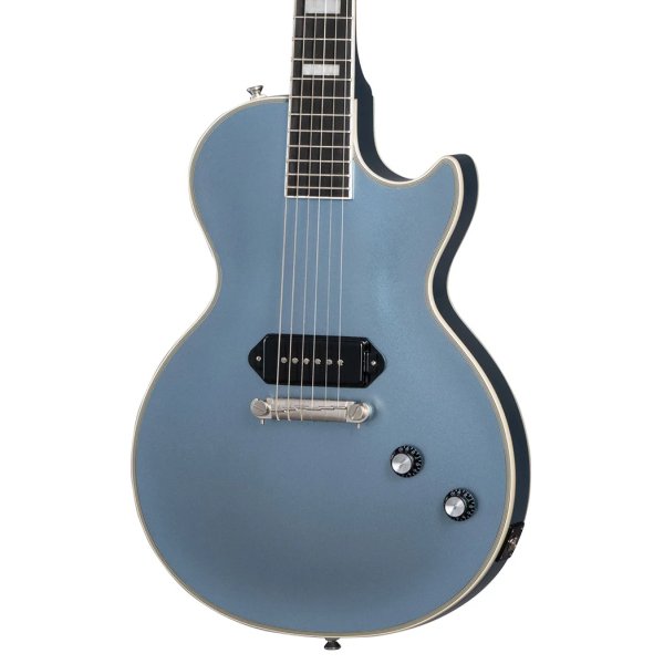 Epiphone Jared James Nichols "Blues Power" Les Paul Custom Electric Guitar, Aged Pelham Blue