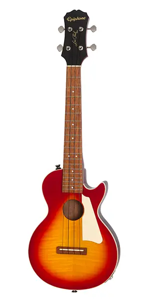 Epiphone Les Paul Acoustic Electric Ukulele Outfit Tenor Heritage Ukulele