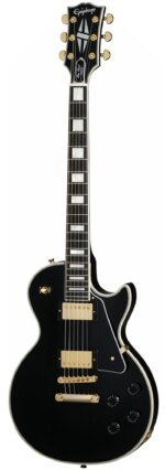Epiphone Les Paul Custom Electric Guitar Include Hardcase, Ebony