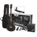 products epiphone les paul player pack ebony a143728