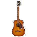 products epiphone lil tex travel acoustic electric guitar include bag faded cherry sunburst a143331