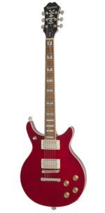 Epiphone Modern Double Cut Design With AAA Flame Maple Top and ProBuckers w/ Coil-Splitting