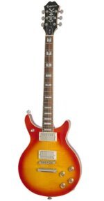 Epiphone Modern Double Cut Design With AAA Flame Maple Top and ProBuckers w/ Coil-Splitting