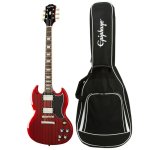 products epiphone sg standard cherry electric guitar with gig bag a155056