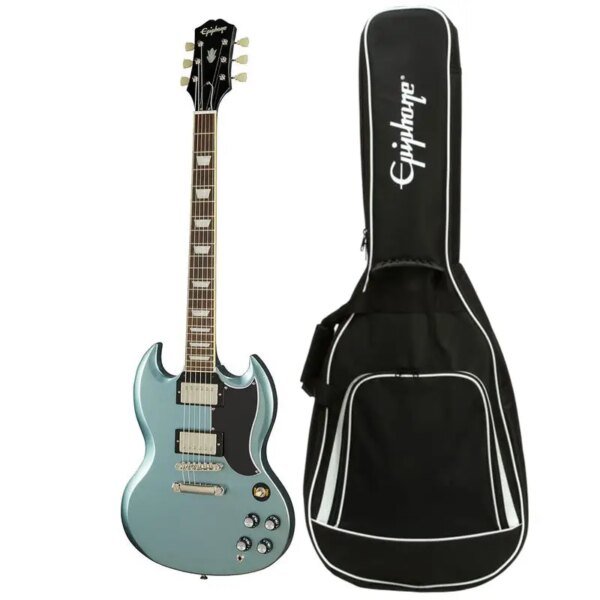 Epiphone SG Standard Pelham Blue Electric Guitar with Gig Bag