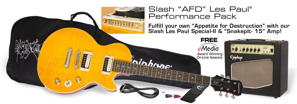 Epiphone Slash AFD Les Paul Performance Pack