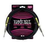 Ernie Ball 10' Straight to Straight Instrument Cable, Black