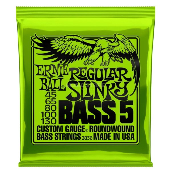 Ernie Ball 2836 Regular Slinky Nickel Wound Electric Bass Guitar Strings