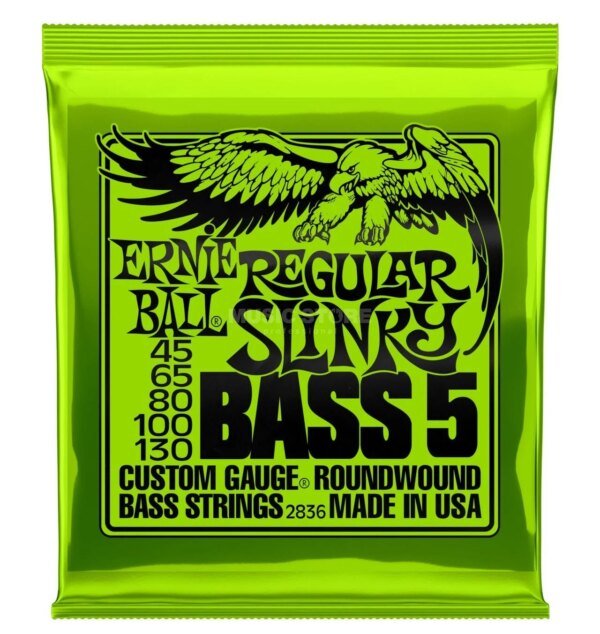 Ernie Ball 2836 Regular Slinky Nickel Wound Electric Bass Guitar Strings