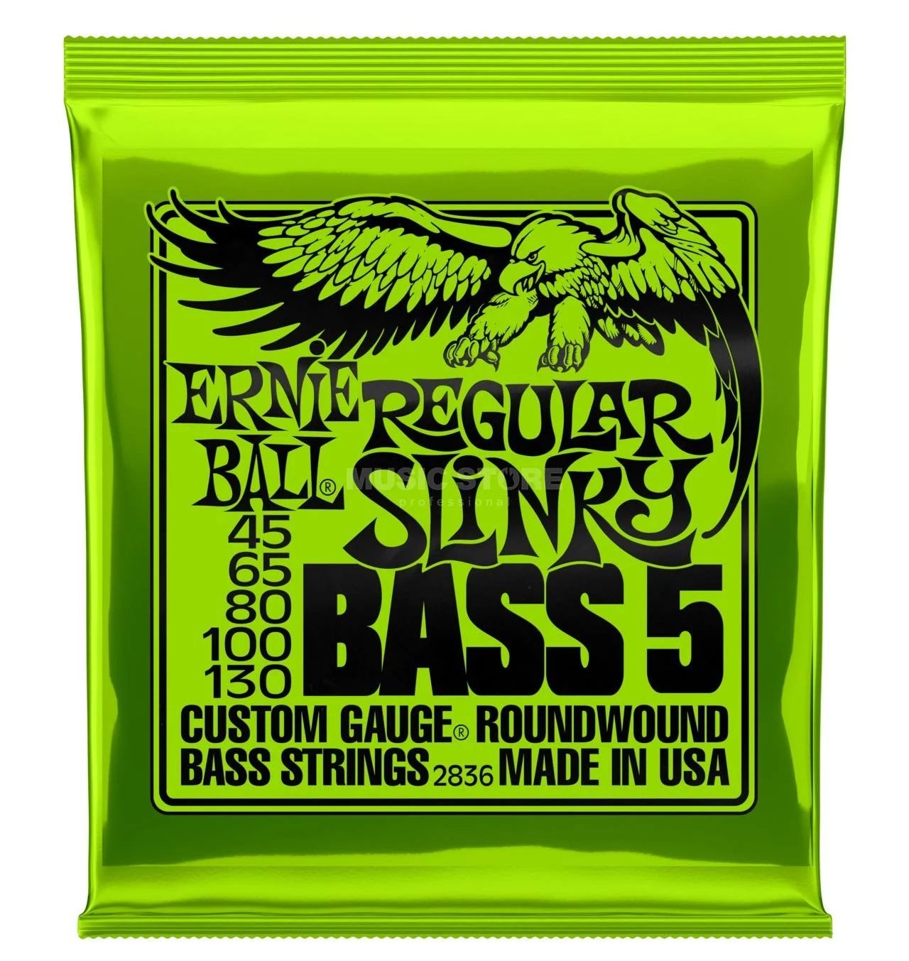 Ernie Ball 2836 Regular Slinky Nickel Wound Electric Bass Guitar Strings