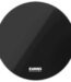 products evans eq3 resonant black bass drumhead 22 inch with port hole a158647