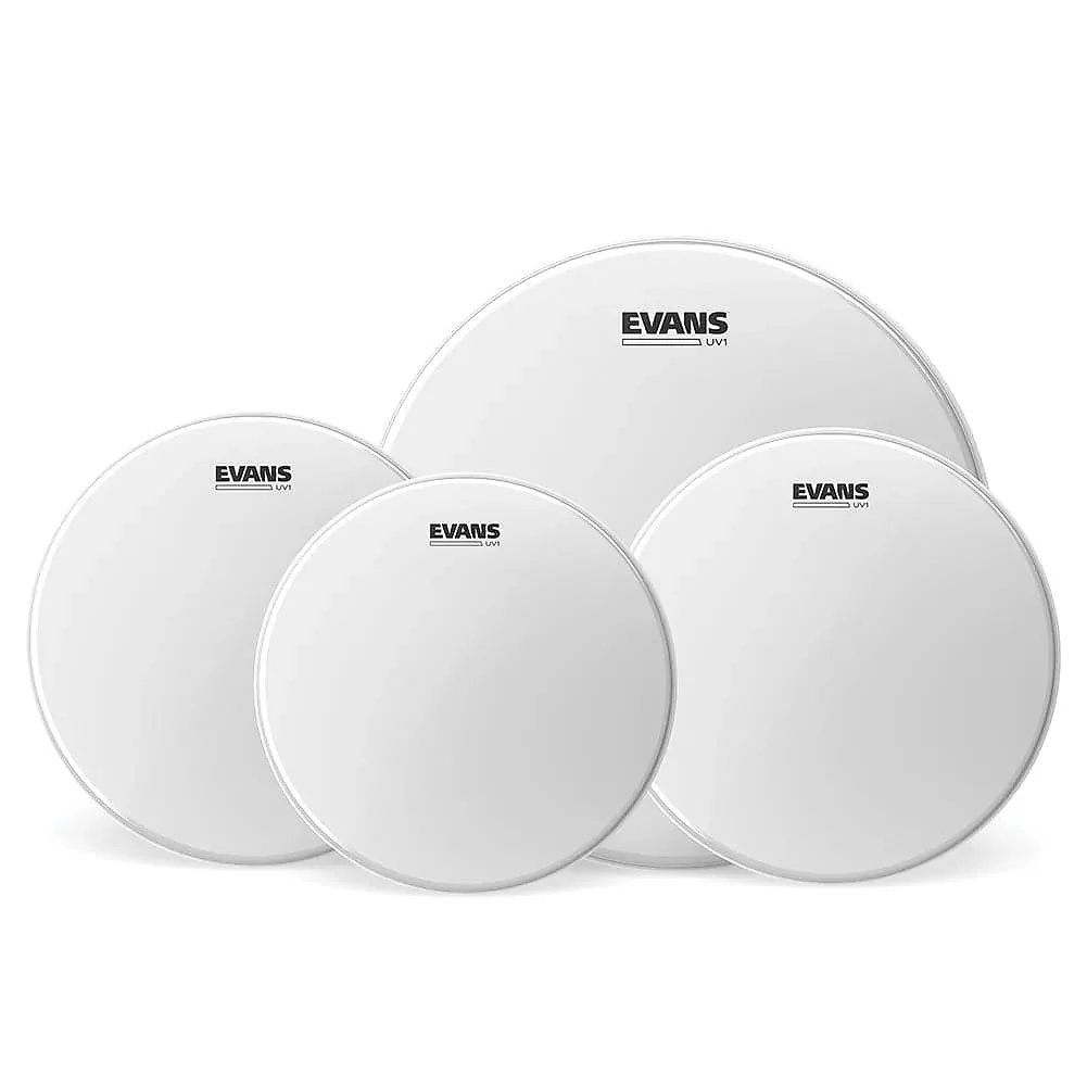 Evans UV1 Coated Drumhead Pack with FREE 14 inch UV1 Coated Snare Batter