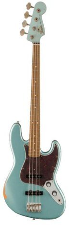 Fender 60th Anniversary Roadworn '60s Jazz Bass, Firemist Silver