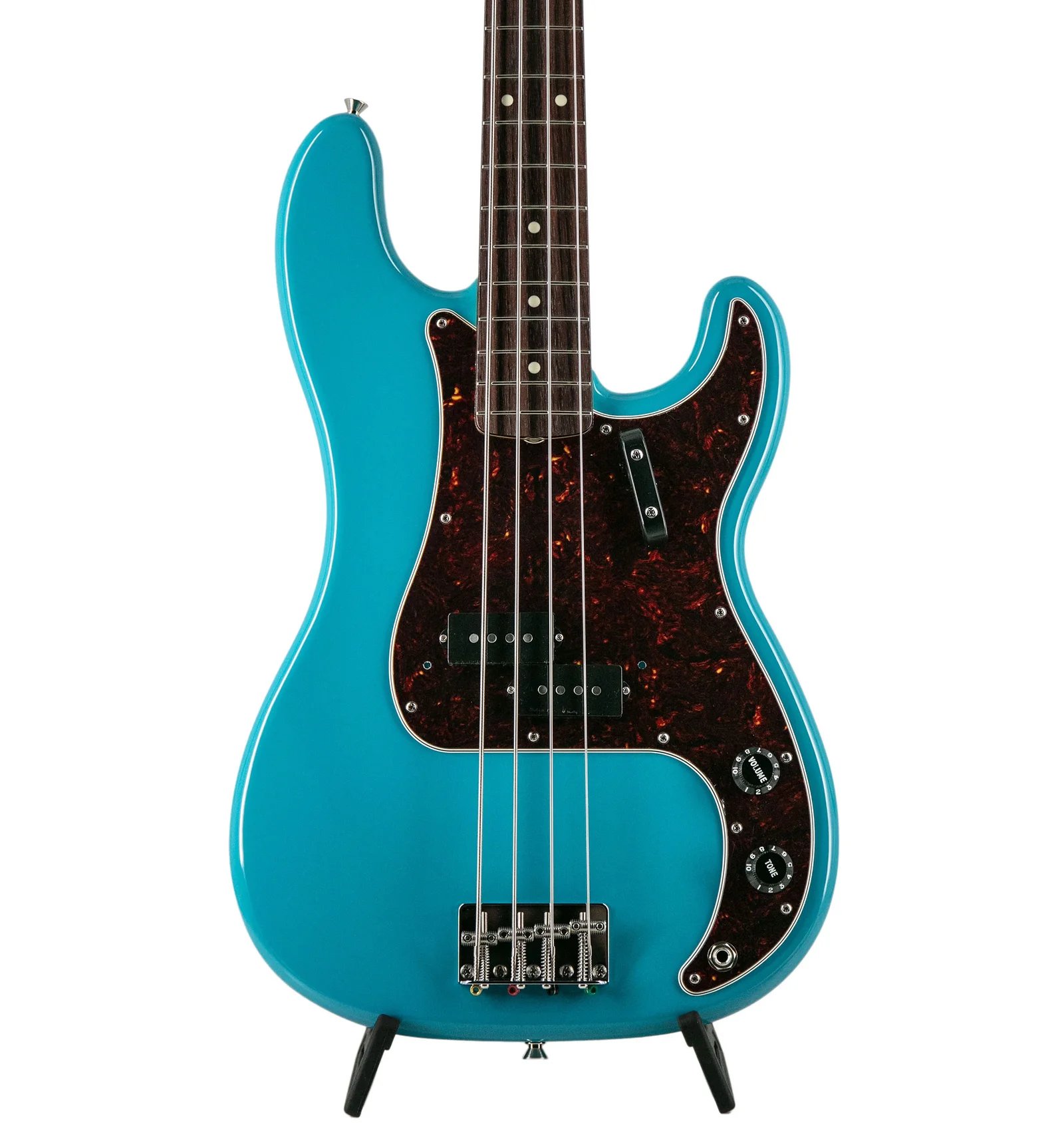 Fender Adam Subarkah Signature Precision Bass Guitar, Rosewood FB, Taos Turquoise, Japan