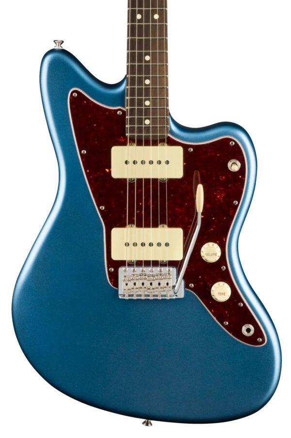Fender American Performer Jazzmaster, Electric Guitar RW FB, Satin Lake Placid Blue