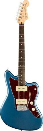 Fender American Performer Jazzmaster, Electric Guitar RW FB, Satin Lake Placid Blue