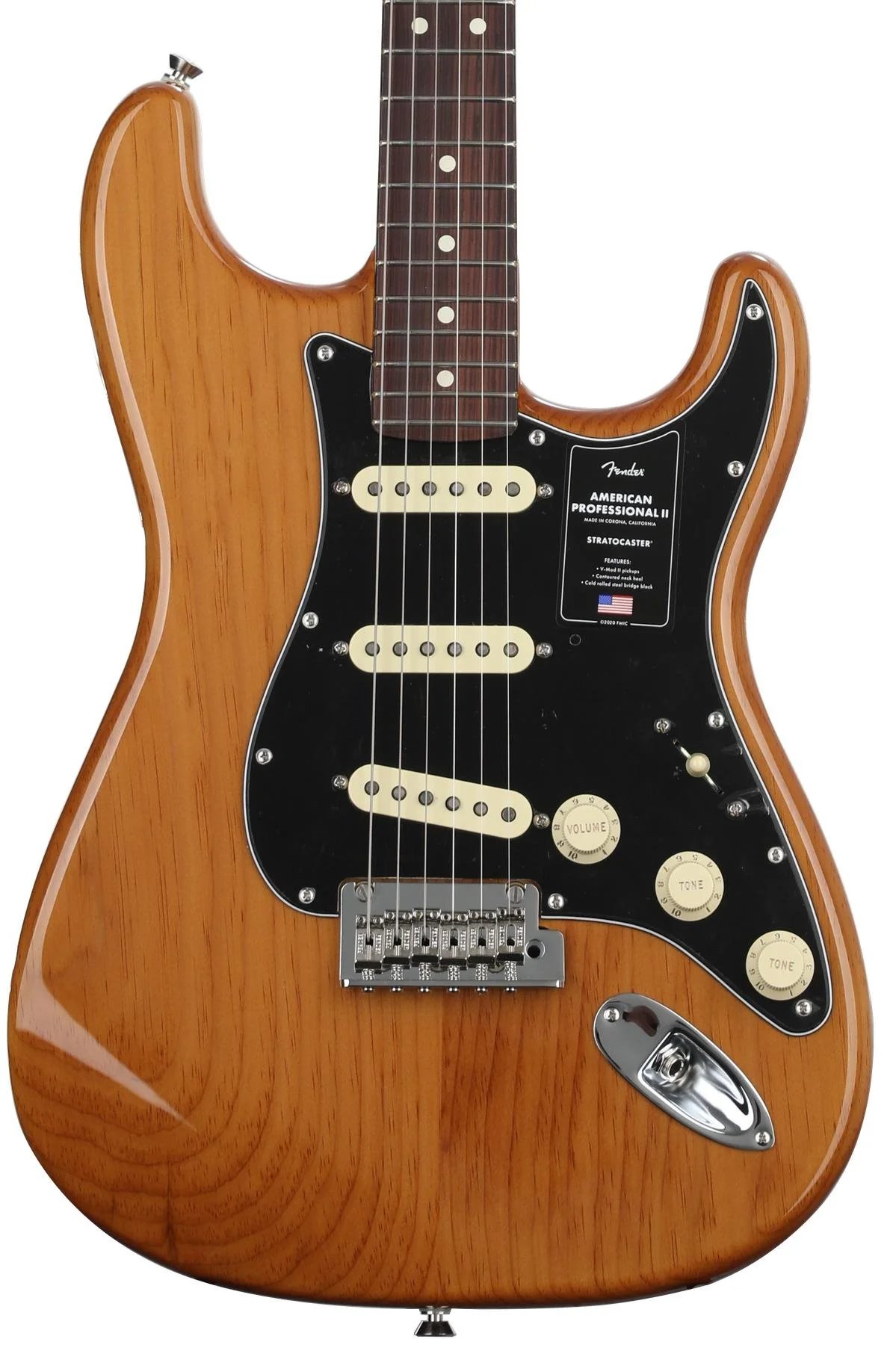 Fender American Professional II Stratocaster Rosewood Fingerboard, Roasted Pine