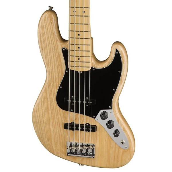 Fender American Professional Jazz Bass 5 String with Maple Fingerboard, Natural