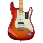 products fender american ultra stratocaster hss with maple fingerboard plasma red burst a132651