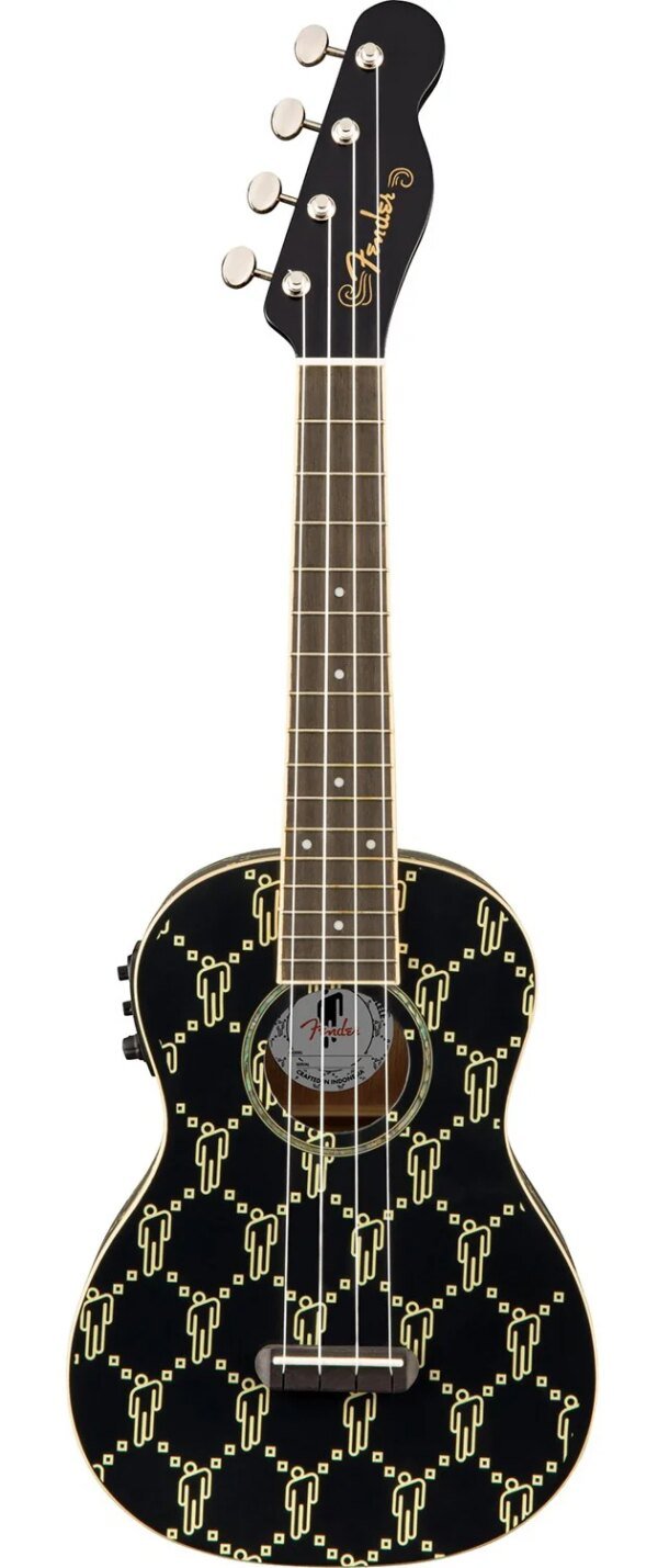 Fender Billie Eilish Ukulele Concert, Black