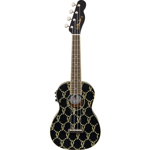 Fender Billie Eilish Ukulele Concert, Black