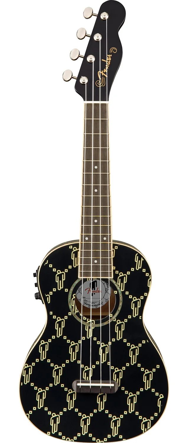 Fender Billie Eilish Ukulele Concert, Black