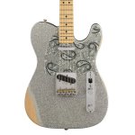 products fender brad paisley road worn telecaster maple fb silver sparkle electric guitar a132675