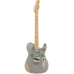 products fender brad paisley road worn telecaster maple fb silver sparkle electric guitar a132678