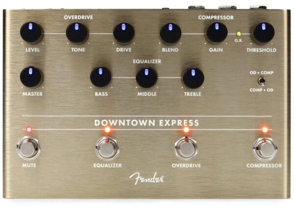 Fender Downtown Express Bass Multi Effect Guitar Pedal