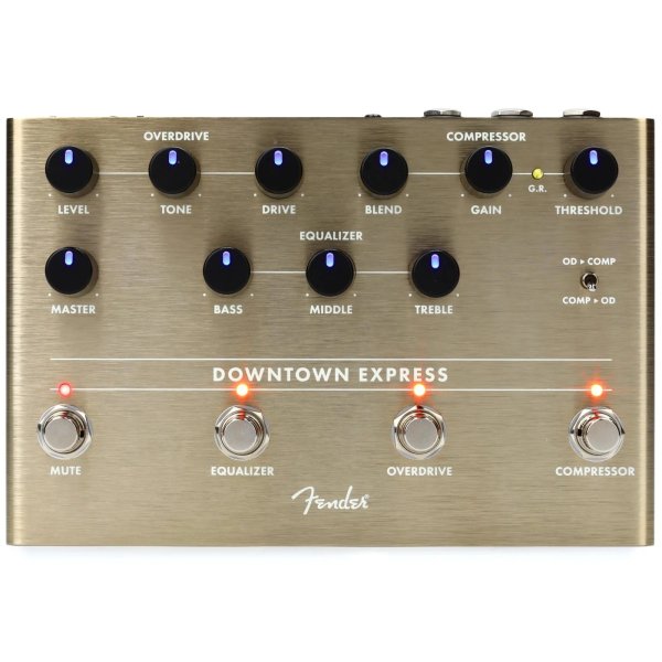 Fender Downtown Express Bass Multi Effect Guitar Pedal