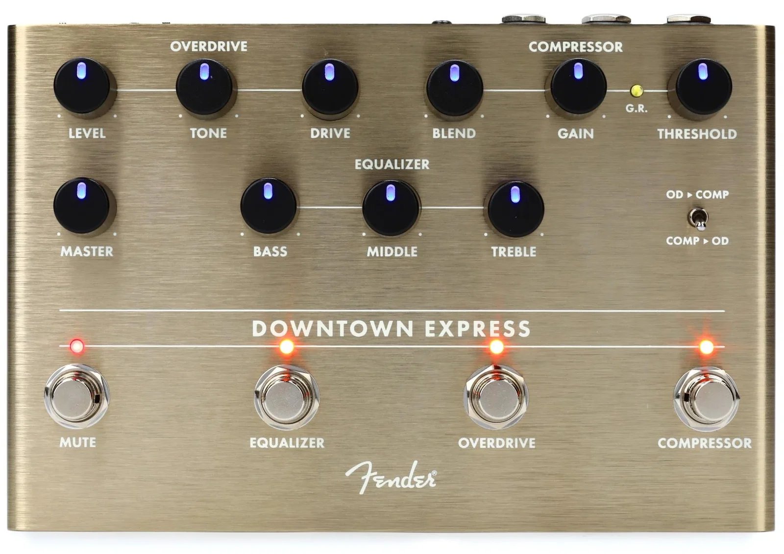 Fender Downtown Express Bass Multi Effect Guitar Pedal