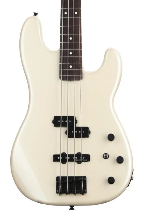 Fender Duff McKagan Precision Bass Gutiar, Rosewood Fingerboard, Pearl White