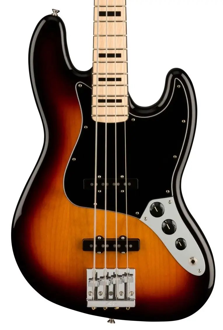Fender Geddy Lee Jazz Bass Guitar, Maple FB, 3 Tone Sunburst