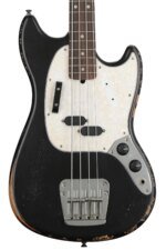 Fender JMJ Road Worn Mustang Bass, Black