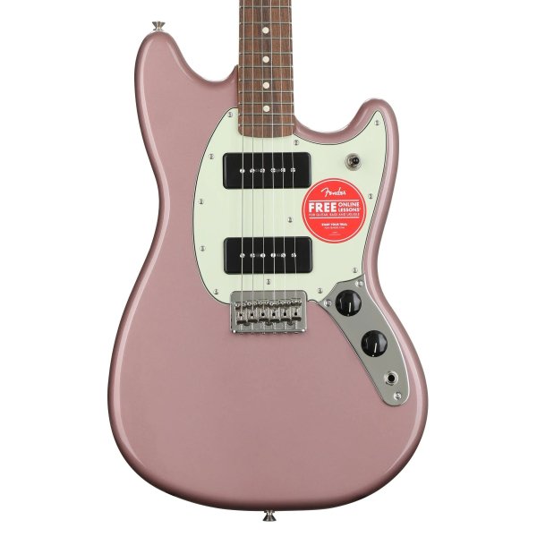 Fender Player Mustang 90 Pau Ferro Fingerboard Electric Guitar Burgundy Mist Metallic