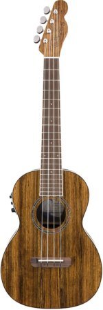 Fender Rincon Tenor V2 Ukulele w/Bag, Natural