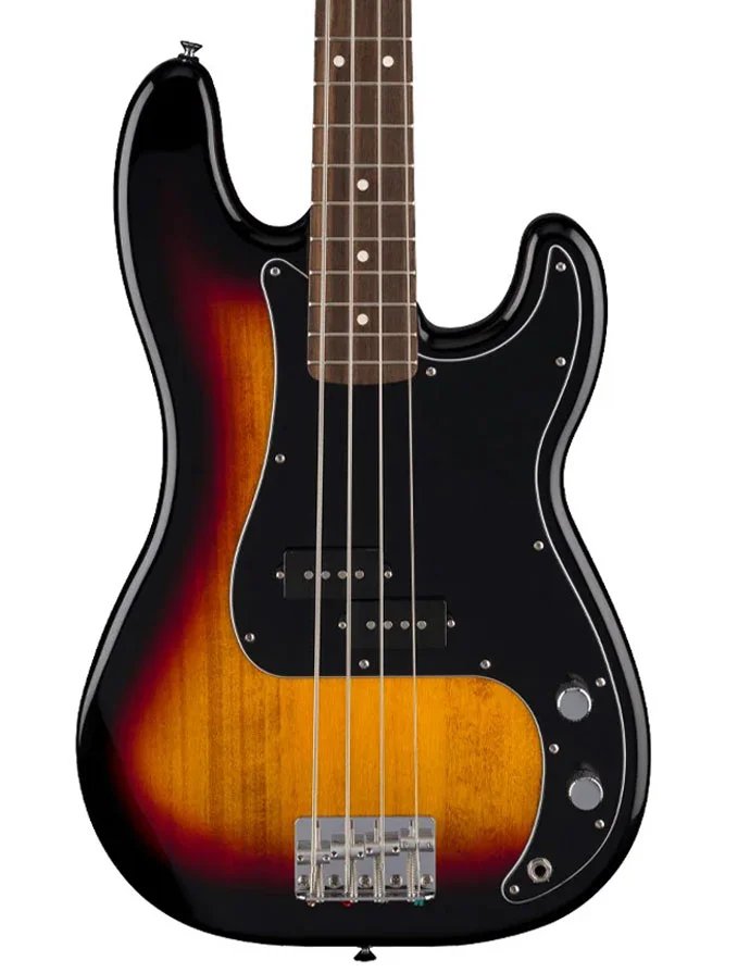 Fender Standard Precision Bass Laurel FB, 3 Tone Sunburst Made in Indonesia