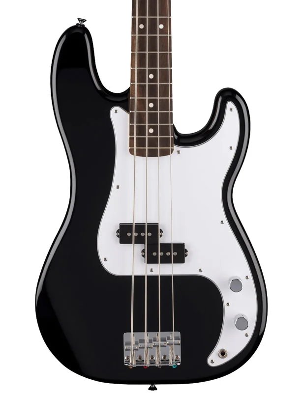 Fender Standard Precision Bass Laurel FB, Black Made in Indonesia