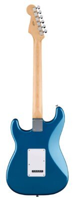 Fender Standard Stratocaster Electric Guitar Laurel FB, Aqua Marine Metallic Made in Indonesia