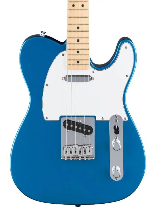 Fender Standard Telecaster Electric Guitar Maple FB, Aqua Marine Metallic Made in Indonesia