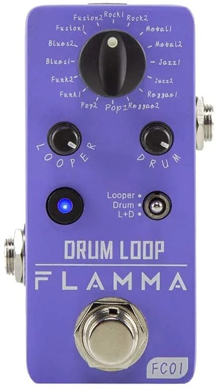 FLAMMA FC01 Drum Machine Phrase Guitar Loop Pedal