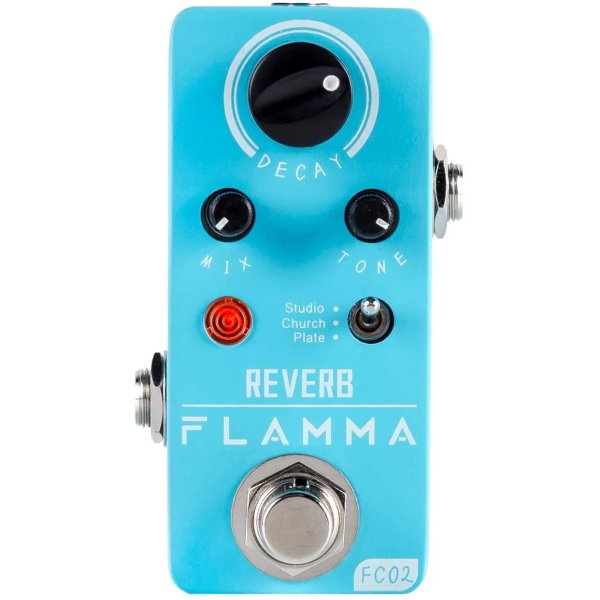 FLAMMA FC02 Mini Reverb Pedal Digital Guitar Pedal