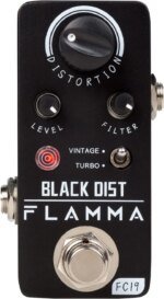 FLAMMA FC19 Black Distortion Guitar Effect Pedal
