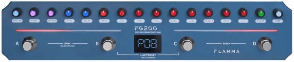 FLAMMA FG200 Intelligent Combined Electric Guitar Multi Effects Pedal