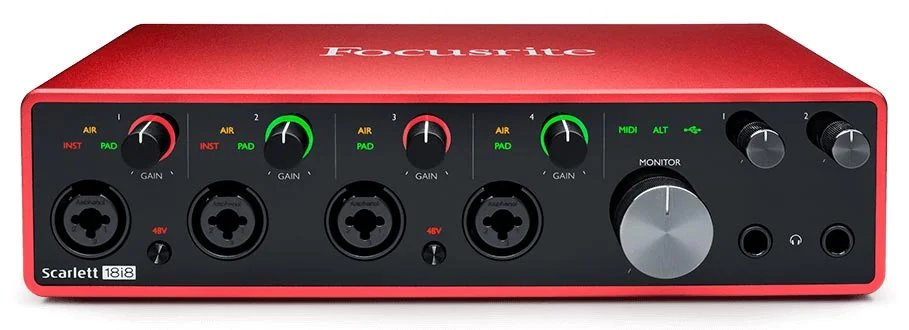 Focusrite Scarlett 18i8 USB Audio Interface (3rd Gen)