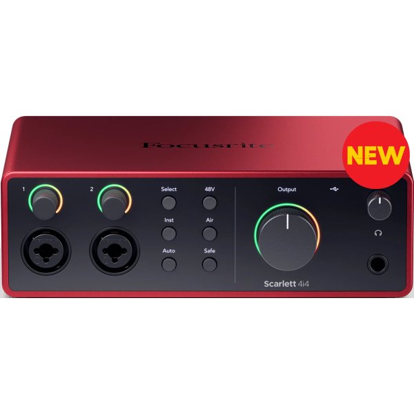 products focusrite scarlett 4i4 4th gen usb audio interface 8505