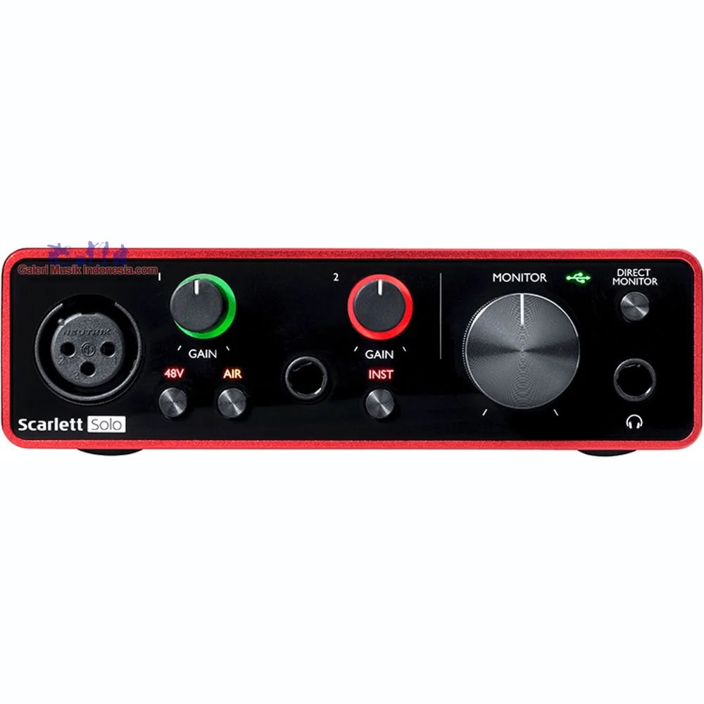 Focusrite Scarlett Solo USB Audio Interface (3rd Gen)